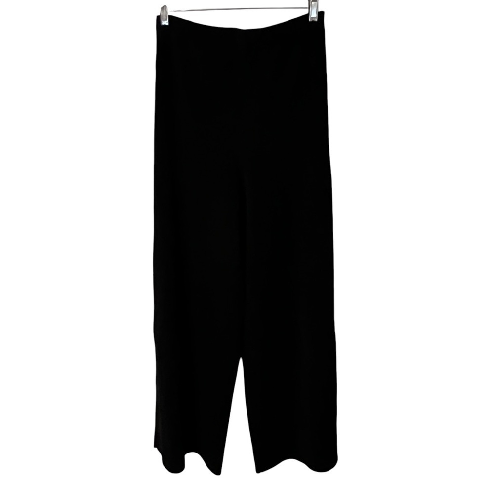 Alquema High Rise Wide Leg Micro Pleated Palazzo Trouser Pants Black Australia S - Picture 6 of 15